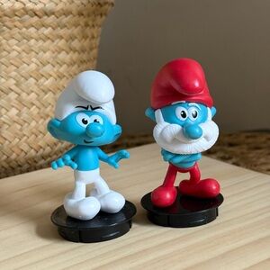 Smurfs Figurine Set - Blue and Red